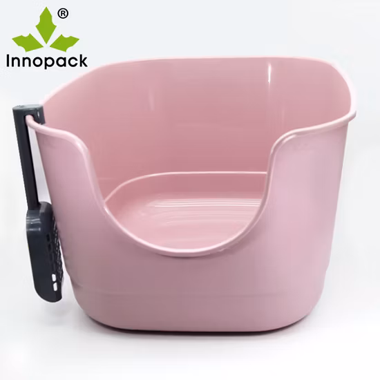 Tc4229 Detachable Indoor Cute Bear Shape Plastic Pet Dog Tray Toilet