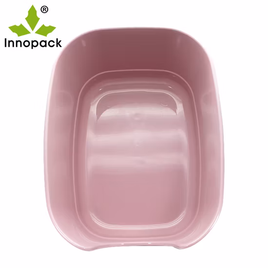 Tc4229 Detachable Indoor Cute Bear Shape Plastic Pet Dog Tray Toilet