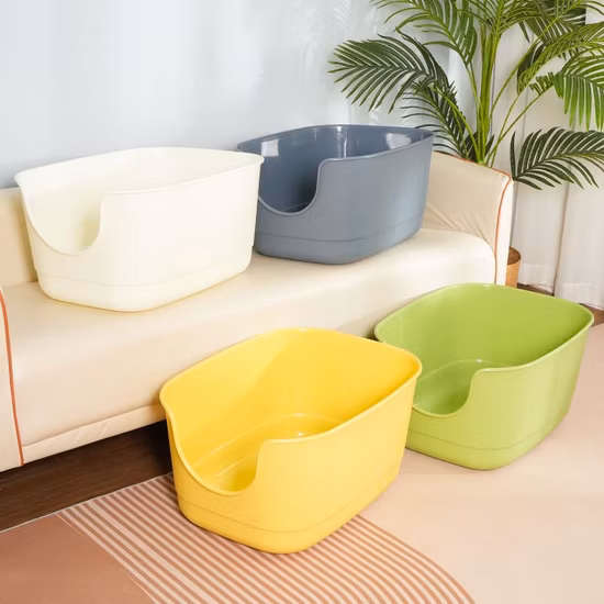 Tc4229 Bandeja para cães de estimação de plástico em formato de urso fofo interno destacável